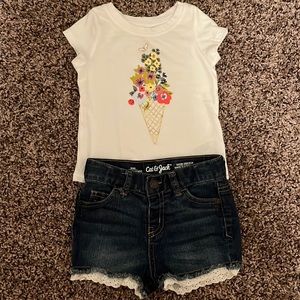 Cat & Jack Tee and Shorts Set